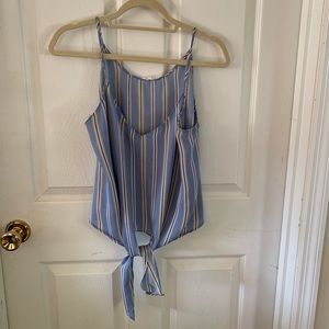 Parina tie front crop cami blouse.